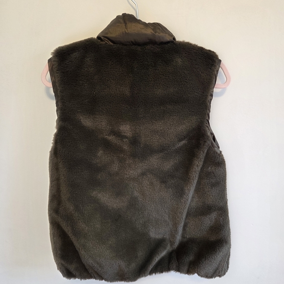 Mayoral Olive Quilted Puffer Vest - Picture 6 of 7